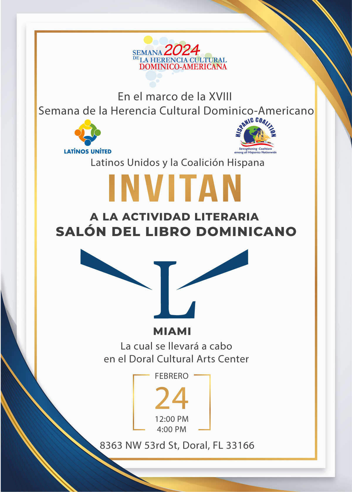 Invitacion Feria libro